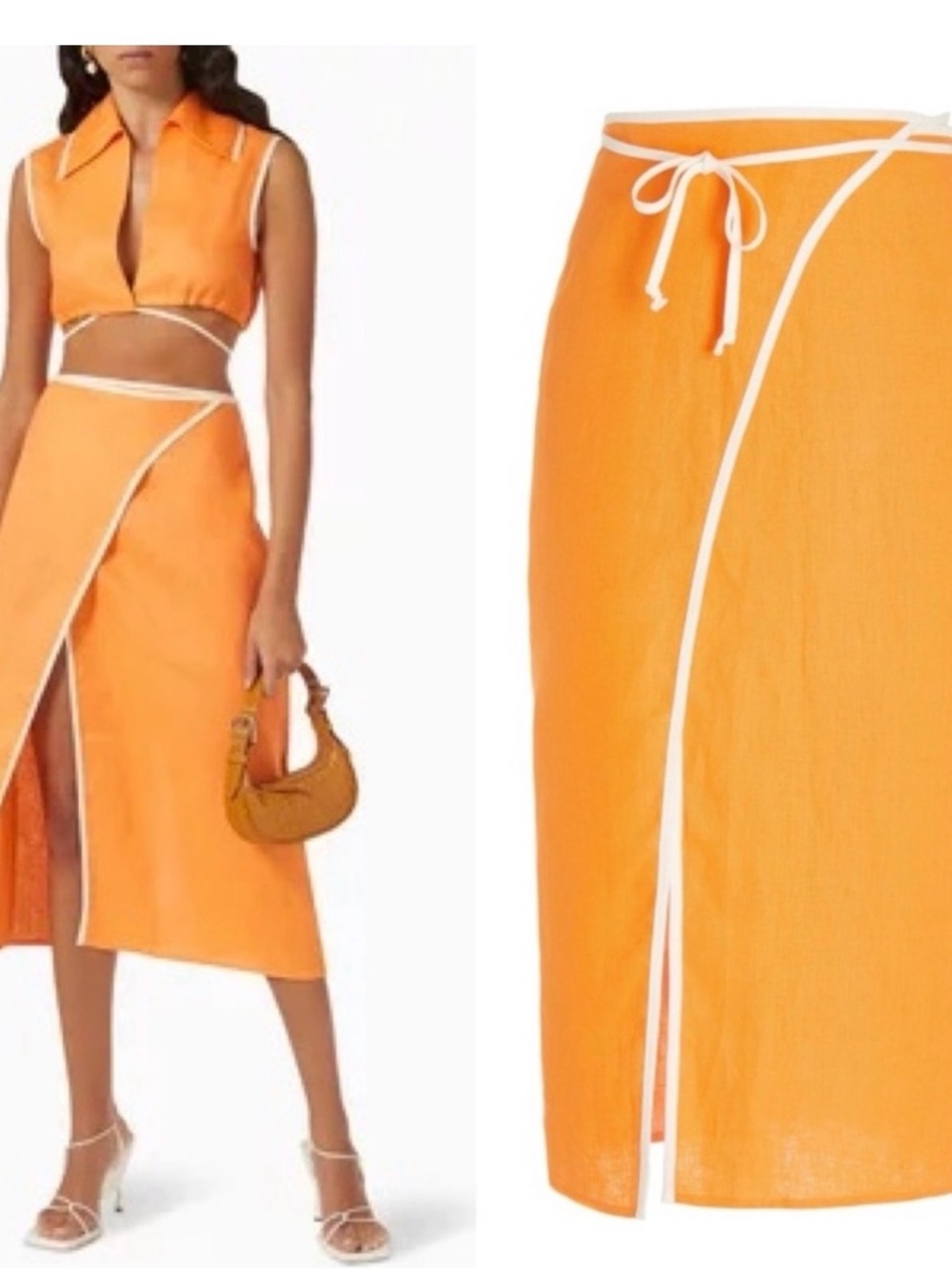 Matthew Burch Midi Skirt and Matching Top Set